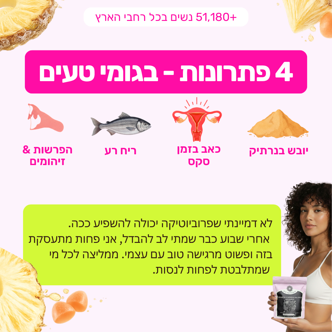 סוכריות הגומי לנטרול ריח ורעננות של 24 שעות