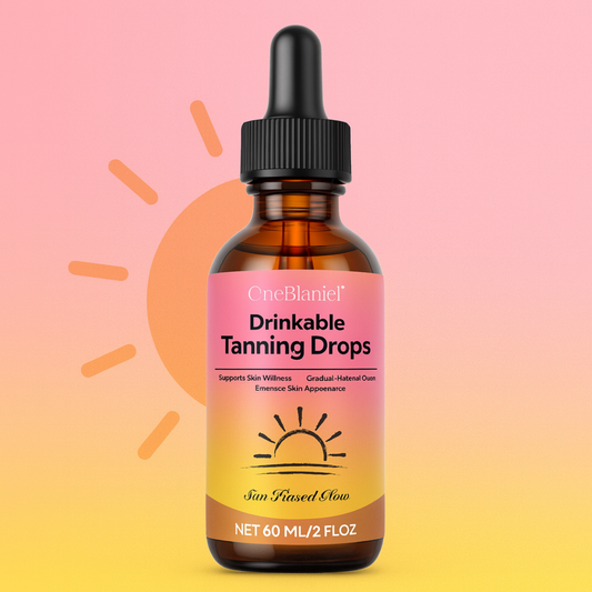 GLO Drops™  טיפות שיזוף לשתייה — גוון שזוף טבעי בלי שמש