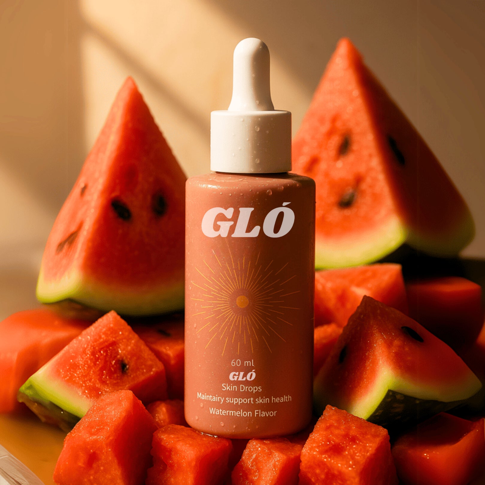 GLO Drops™  טיפות שיזוף לשתייה — גוון שזוף טבעי בלי שמש